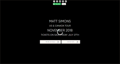 Desktop Screenshot of mattsimonsmusic.com